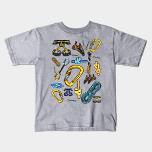 Climbing Gear Kids T-Shirt